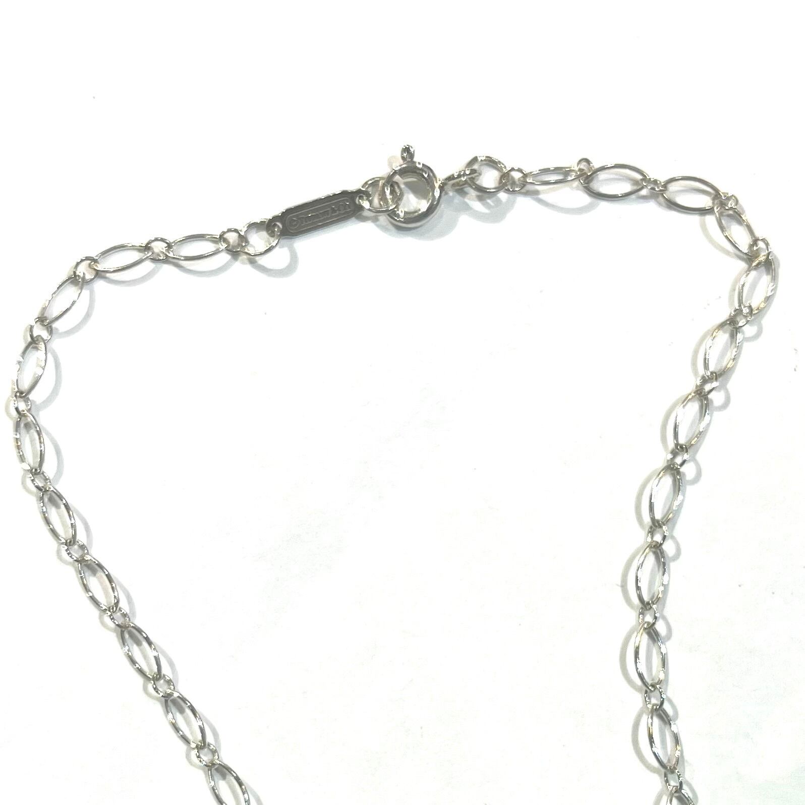 TIFFANY&CO.】2289 マーキスリンク ロングチェーンネックレス 60cm