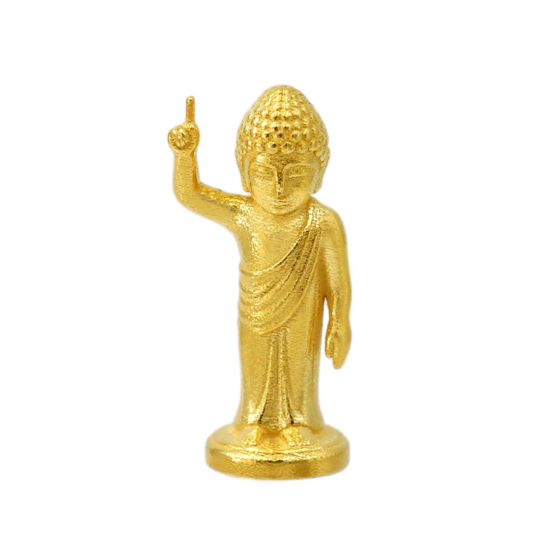 純金 約1g 天上天下唯我独尊(てんじょうてんげゆいがどくそん) JUNGOLD 指先サイズの芸術品