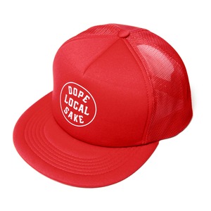 【MESH CAP】DOPE LOCAL SAKE／レッド