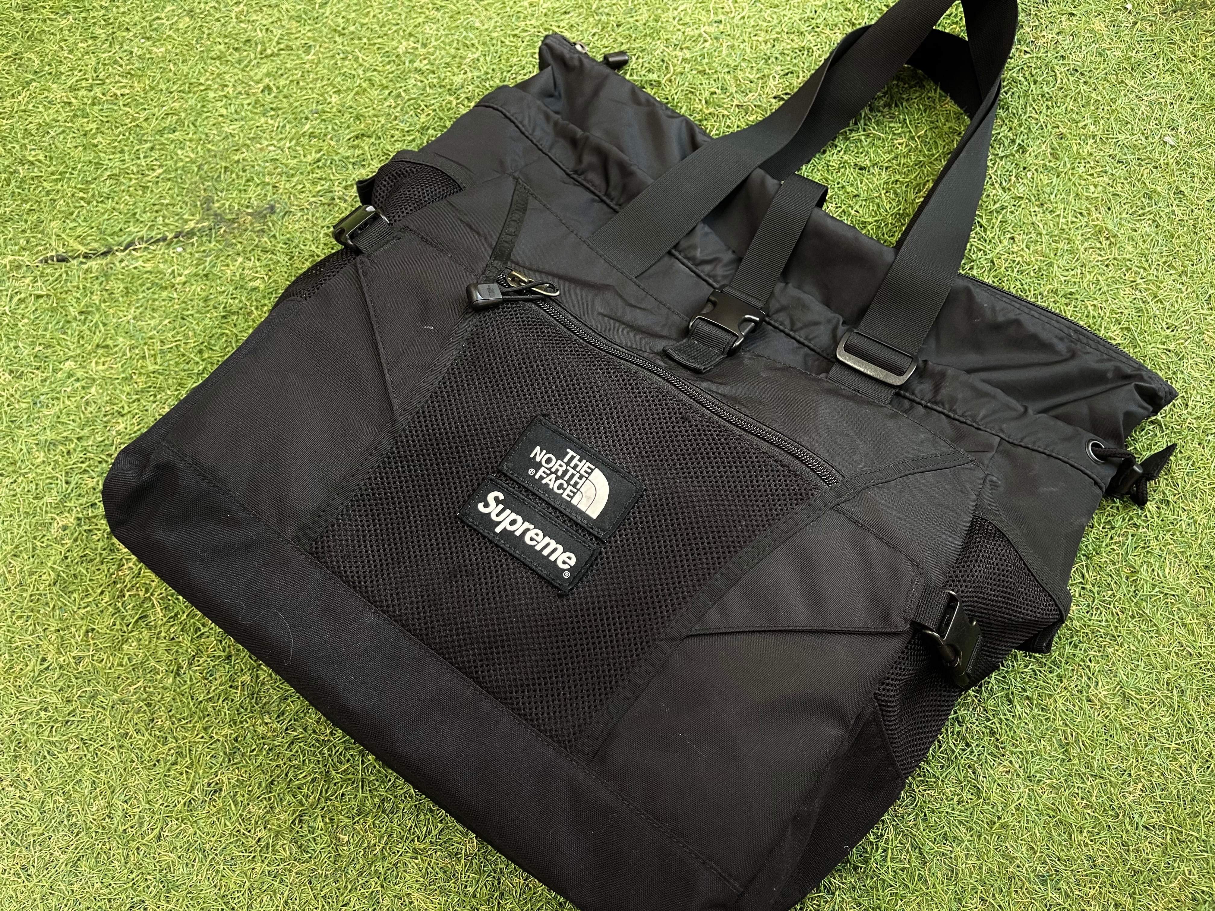 supreme  north face adventure tote