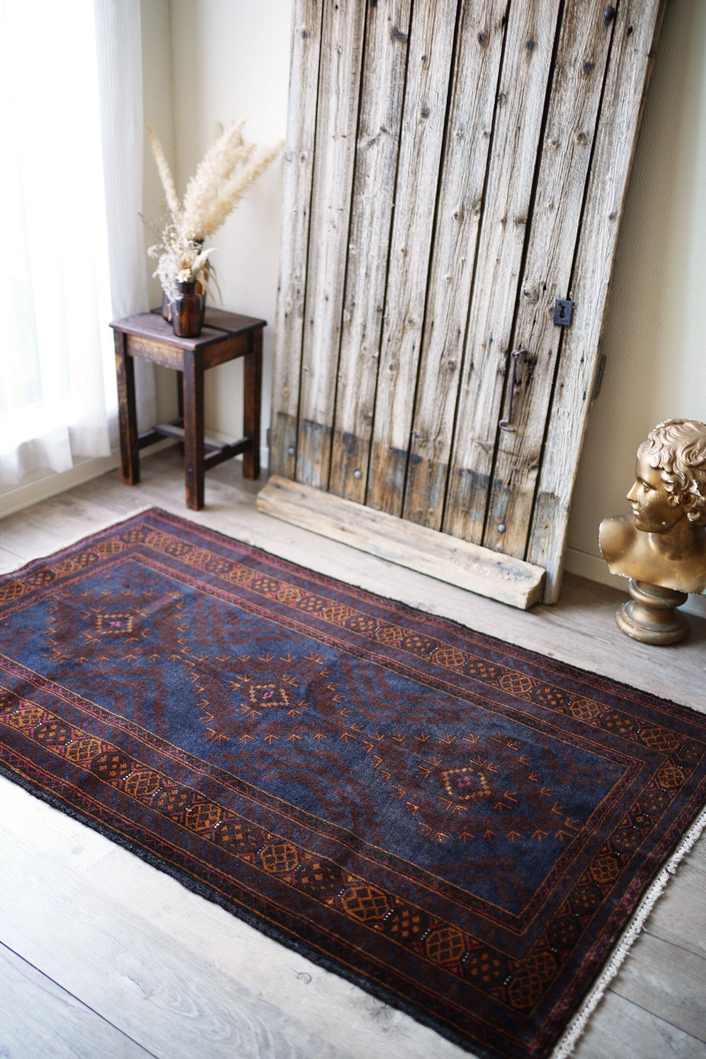 447】Vintage Afghan Baluch rug 1985's | ヴィンテージラグ専門店