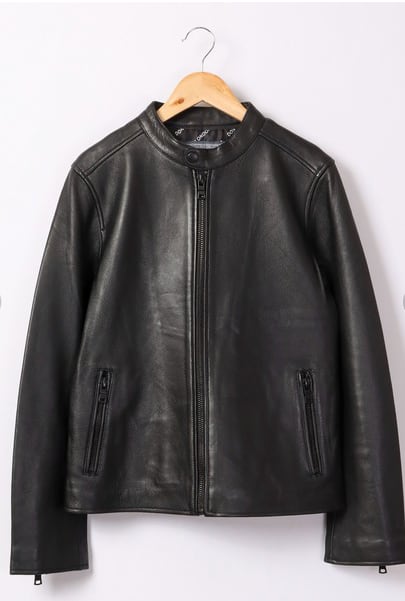 Leyton Cafe Racer Leather Jacket カフェレーサーレザージャケット