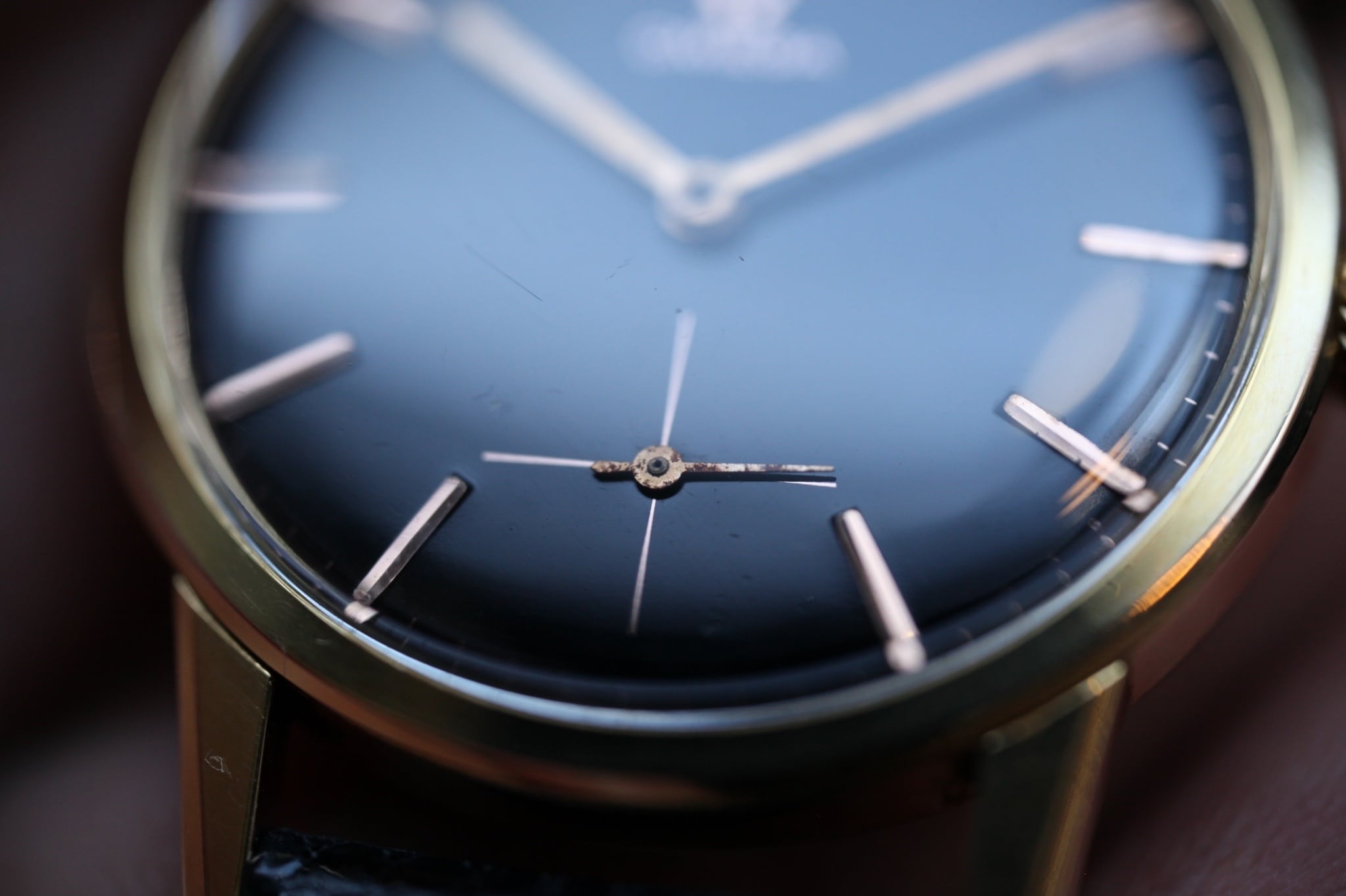 OMEGA】オメガ 1960's ”Black chocolate dial” 30mmキャリバー