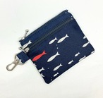 カードケース　キーポーチ　カードキーケース　さかな　深海｜とりさん工房ーかわいいハンドメイドポーチ