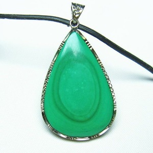 マラカイト ペンダント [M便 1/20] 112-2887