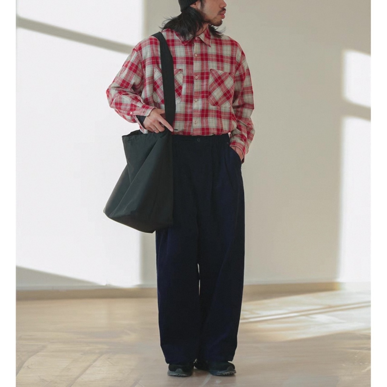 Checkered long sleeve shirt 0365 - 10