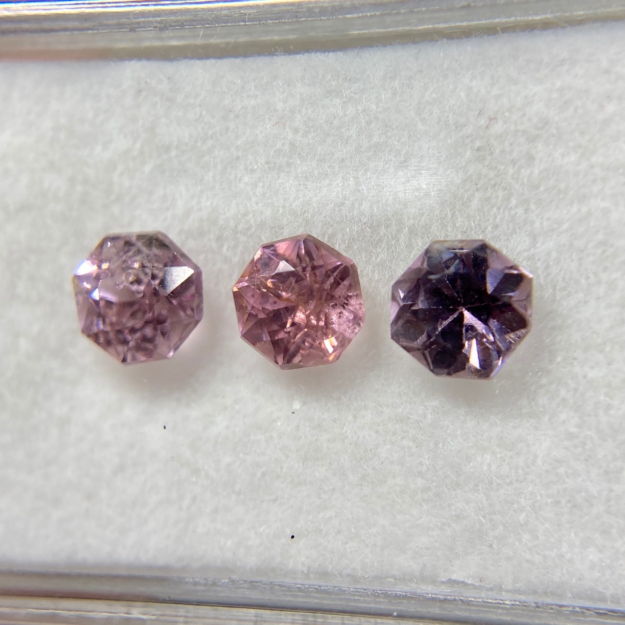 お花みたいなスピネル 訳アリセット 約4mm-5.1mm しれっと⑥