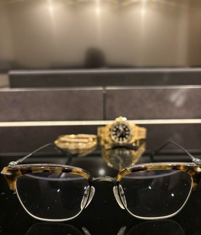 CHROME HEARTS クロムハーツ SLUNTRADICTION メガネ 眼鏡