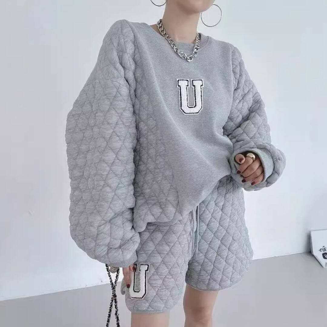 ロゴ キルティング セットアップ 3412429