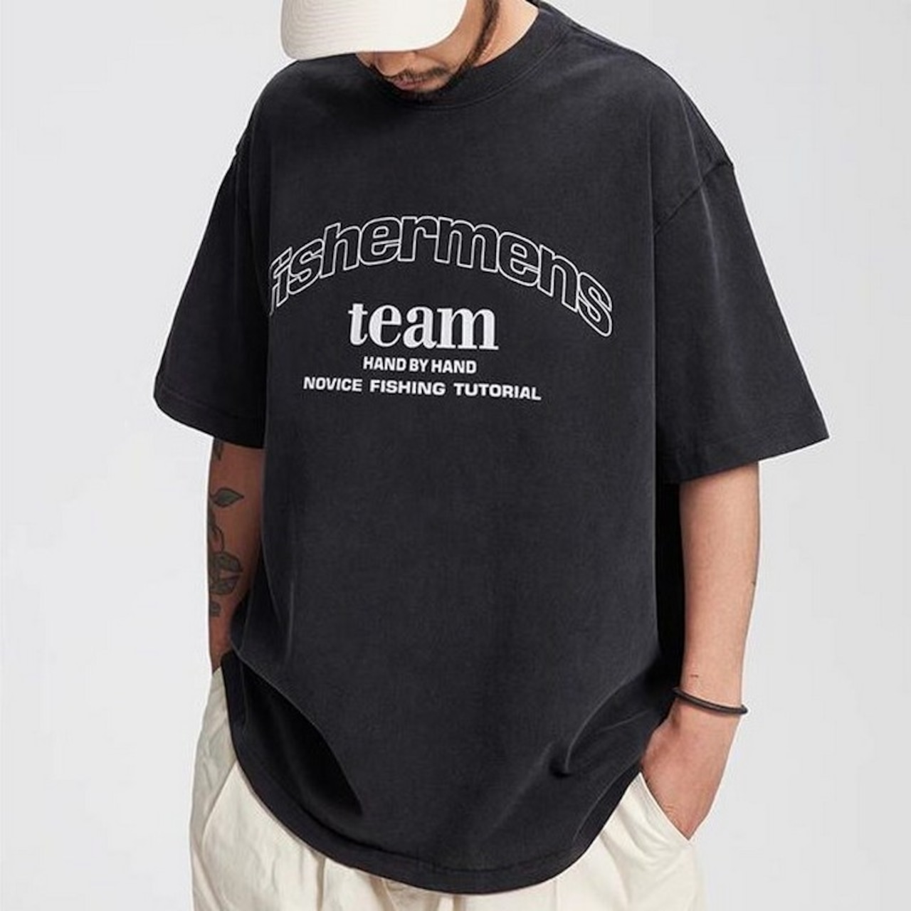 フロントプリントTシャツ　A4208