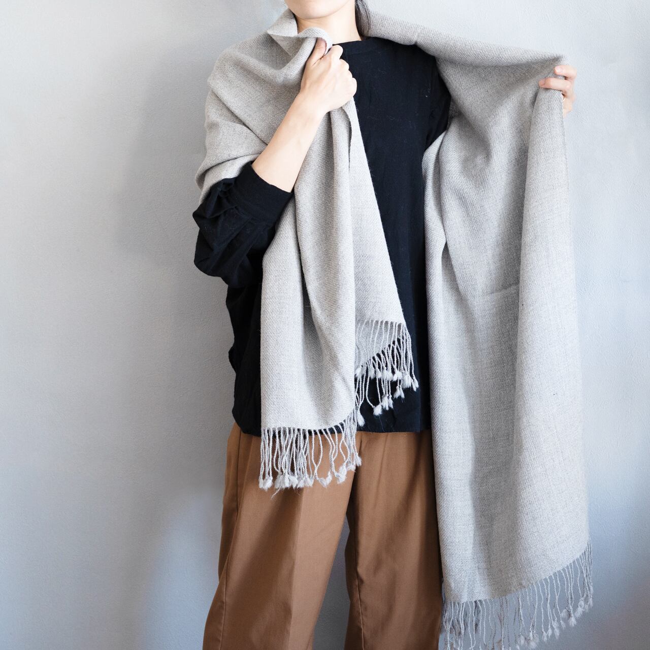 BRONTE ストール　アルパカ100% BRONTE pure alpaca scarf Abraham Moon 木津川市城山台 セレクト