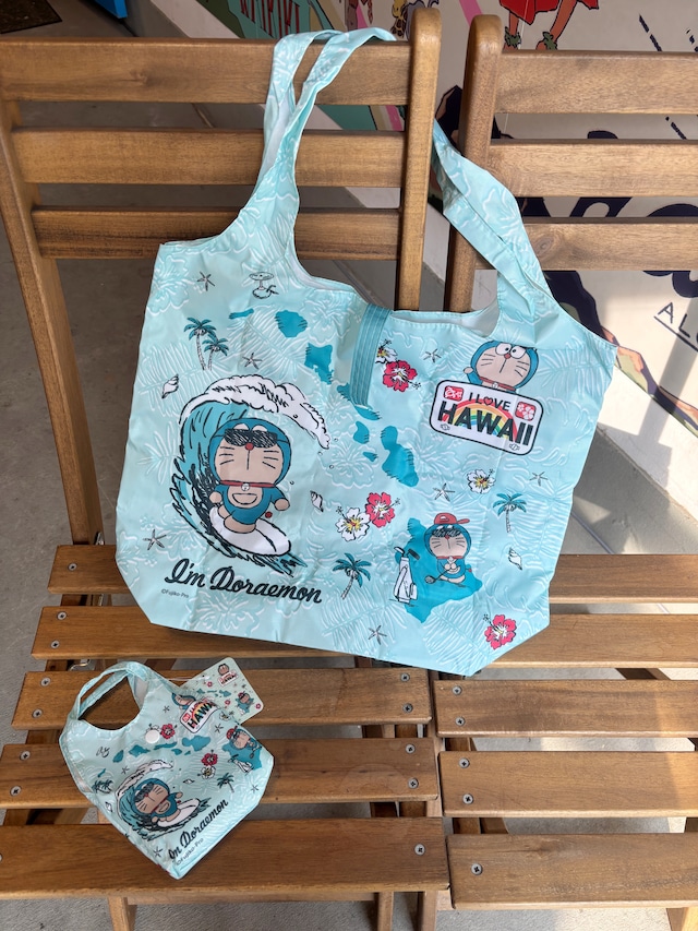 ハワイの人気商品を安心の国内配送で!【ABCストア/abc stores 】ドラえもん エコバッグ ビニールバッグ ショッピングバッグ プールバッグ