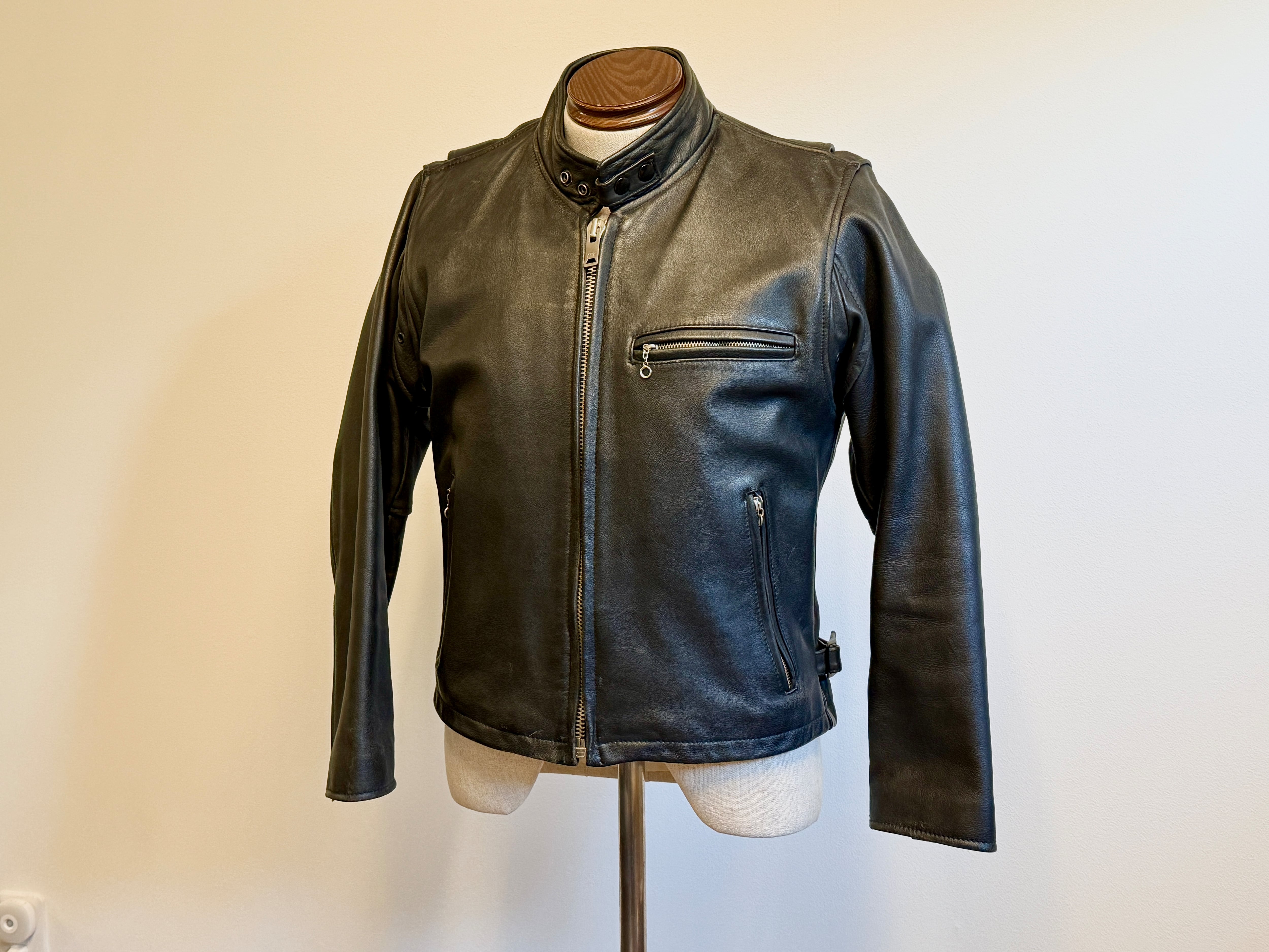 HOUSTON N.Y.C. レザーライダースジャケット サイズ36 USED】HOUSTON N.Y.C. レザーライダースジャケット サイズ36 | アイ