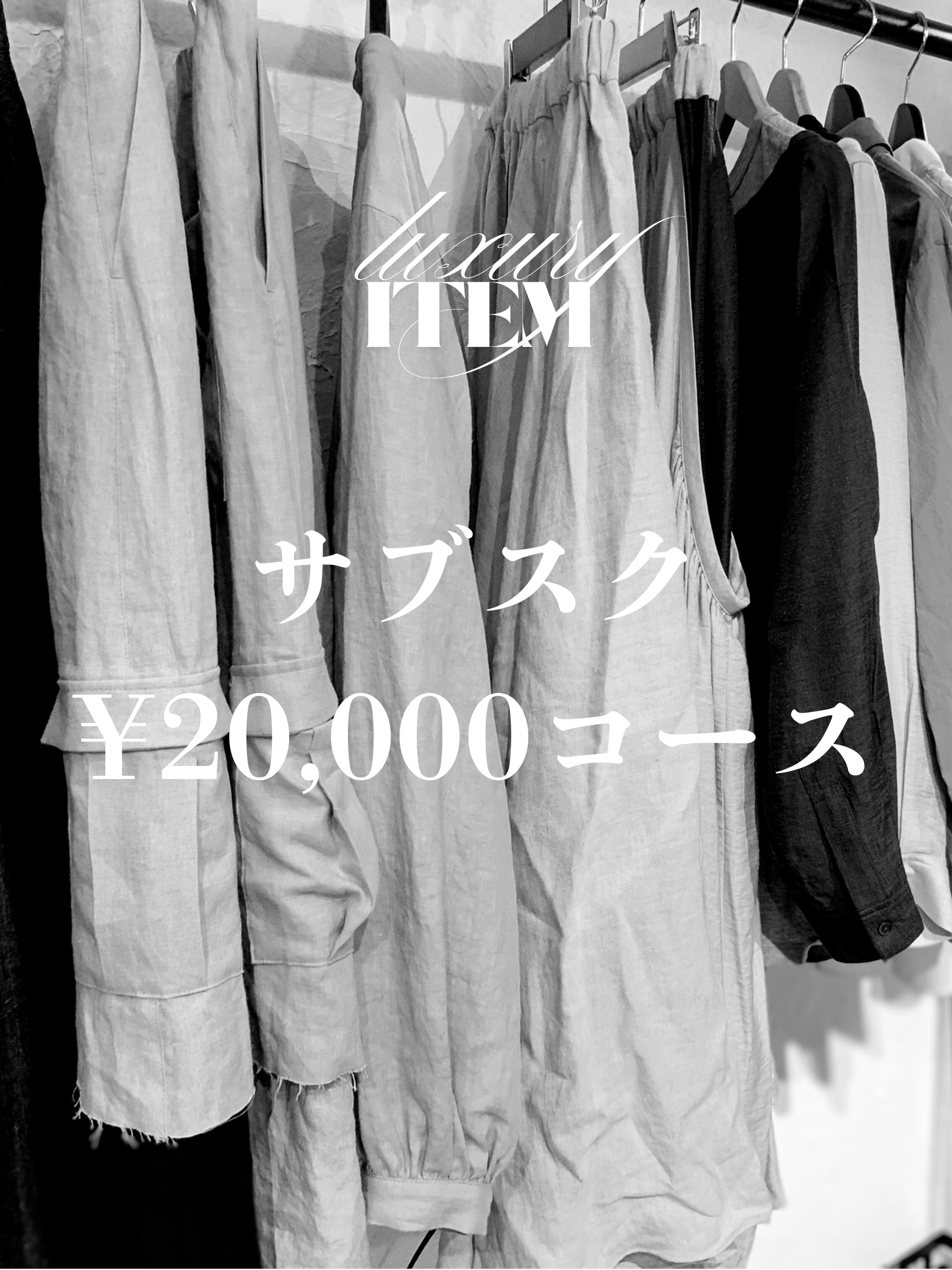 サブスク2万円(税込22,000円)プラン