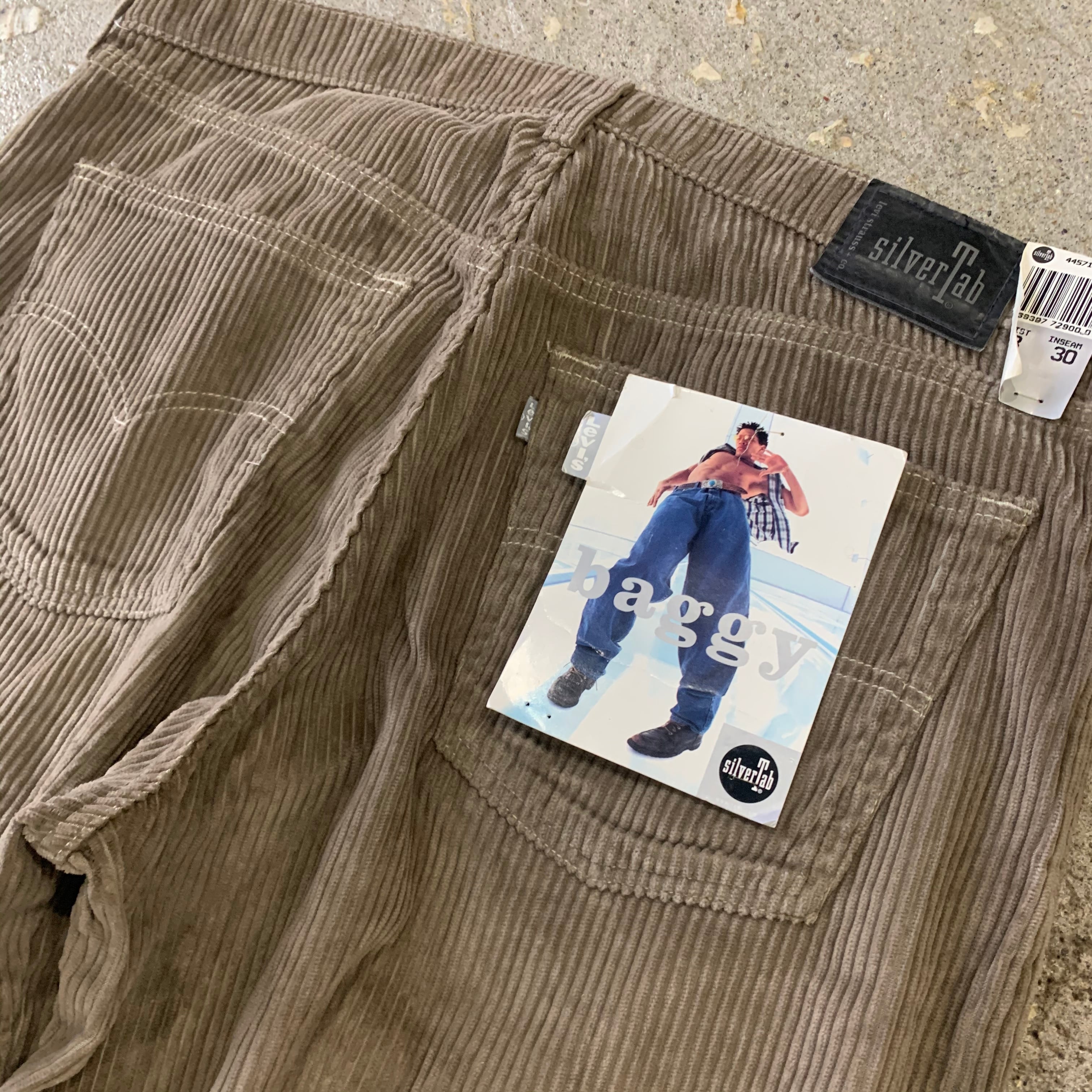 dead stock!!90s Levis silvertab corduroy pants | What