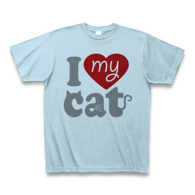 I love my cat -light blue-