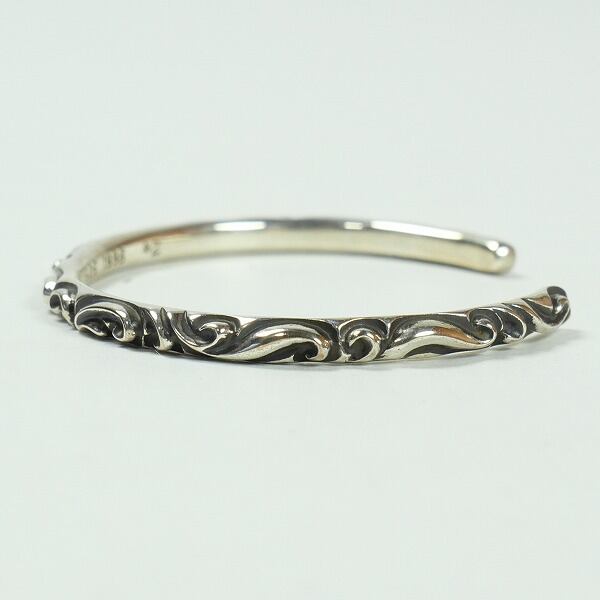Size【2】 CHROME HEARTS クロム・ハーツ SCROLLBAND BANGLE SILVER