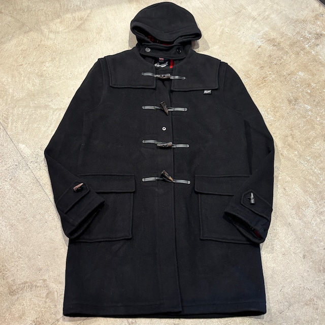 GLOVERALL DUFFEL COAT BLACK