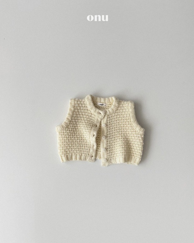 予約⌇onu/ Thick knit vest