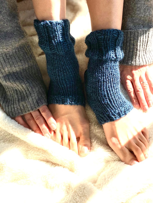 アンクルウォーマー《メンズ》　ダークネイビー　My Kinda Body　