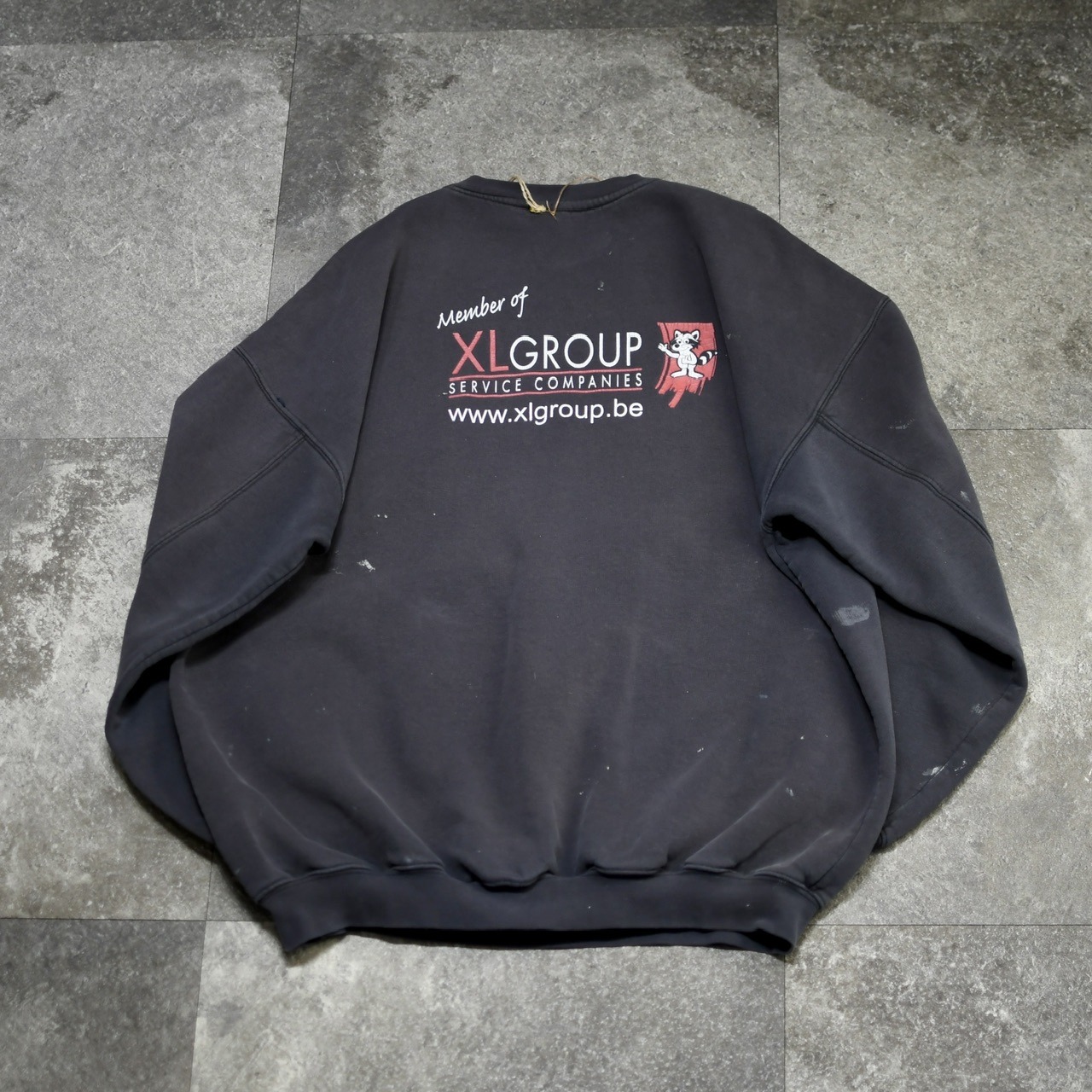 fox print fade peinted sweat
