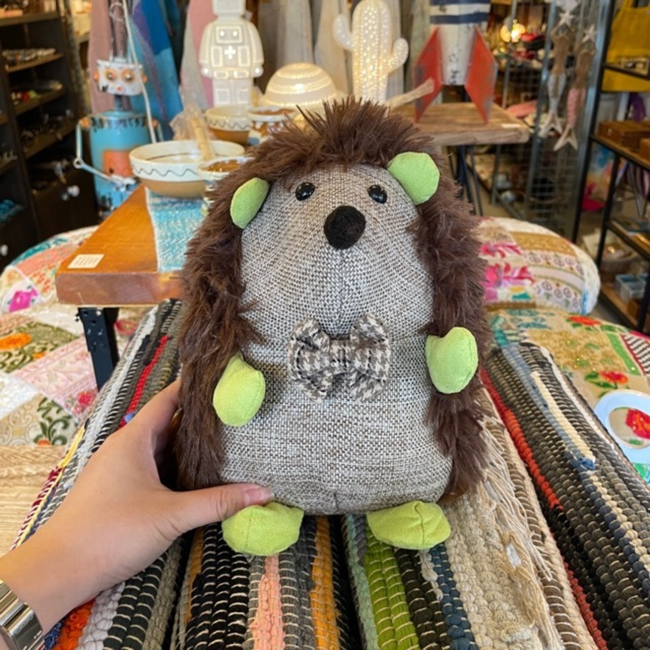 DULTON　ダルトン　ドアストッパー　ヘッジホッグ　DOOR STOPPERPIG　ぬいぐるみ　ハリネズミ　ギフト　インテリア雑貨　アニマル　ブックエンド