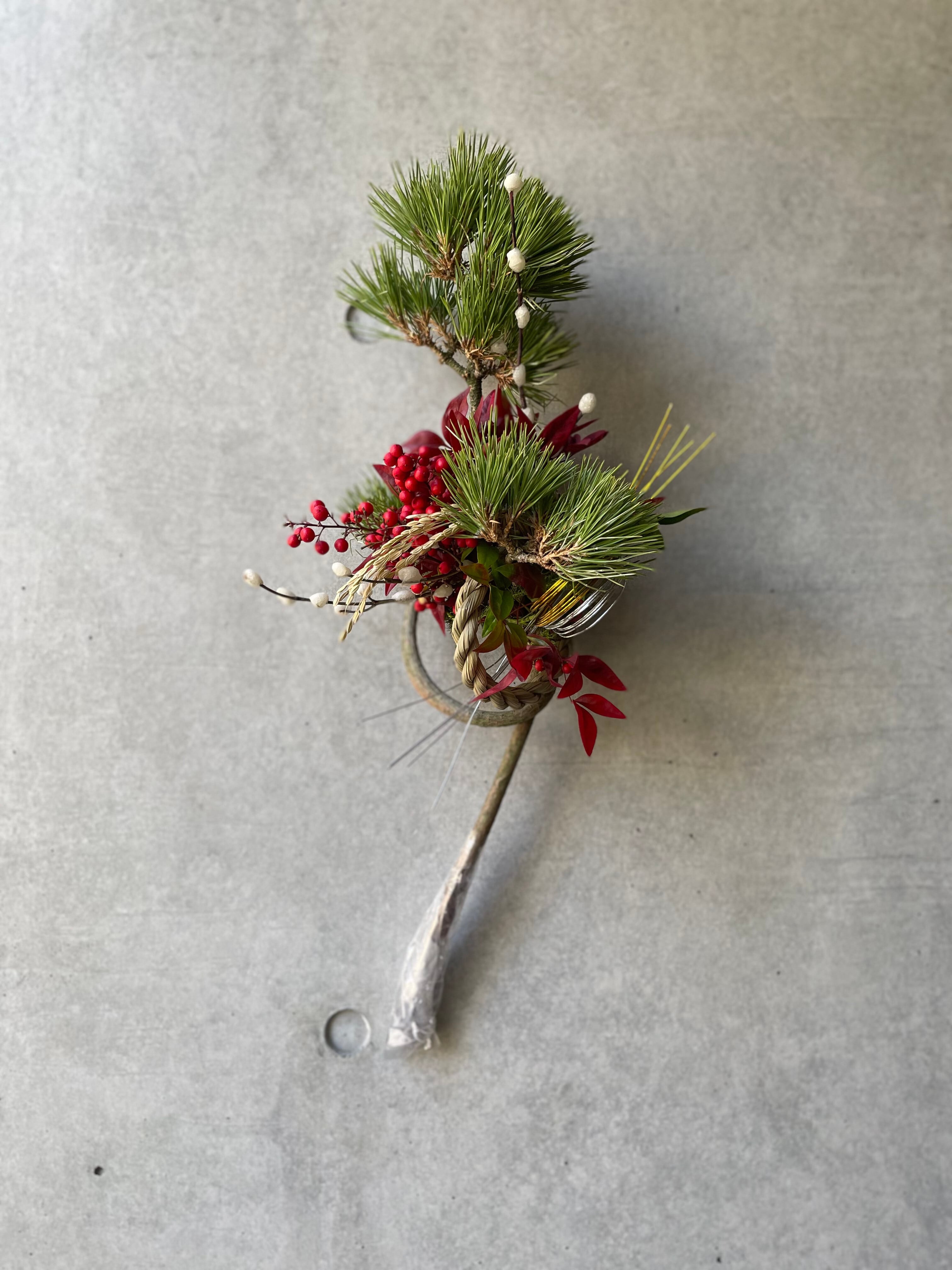 【生花】お正月飾り 招福-結び松