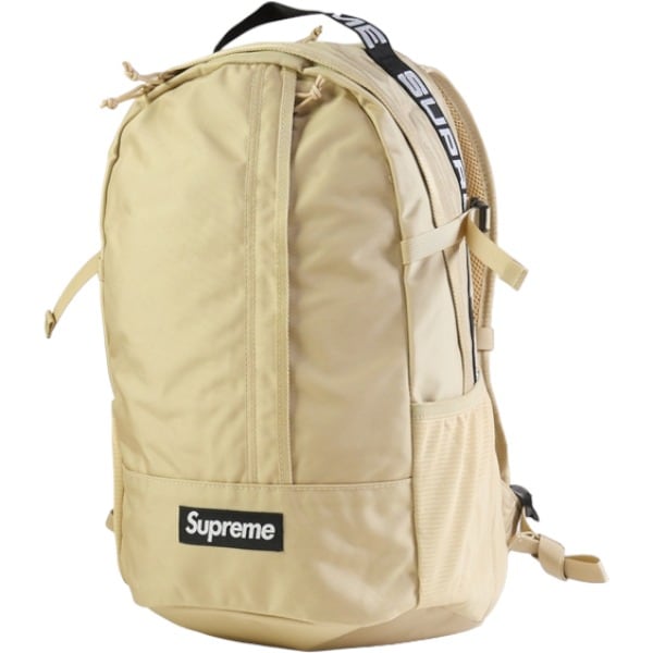 supreme backpack 18ss tan