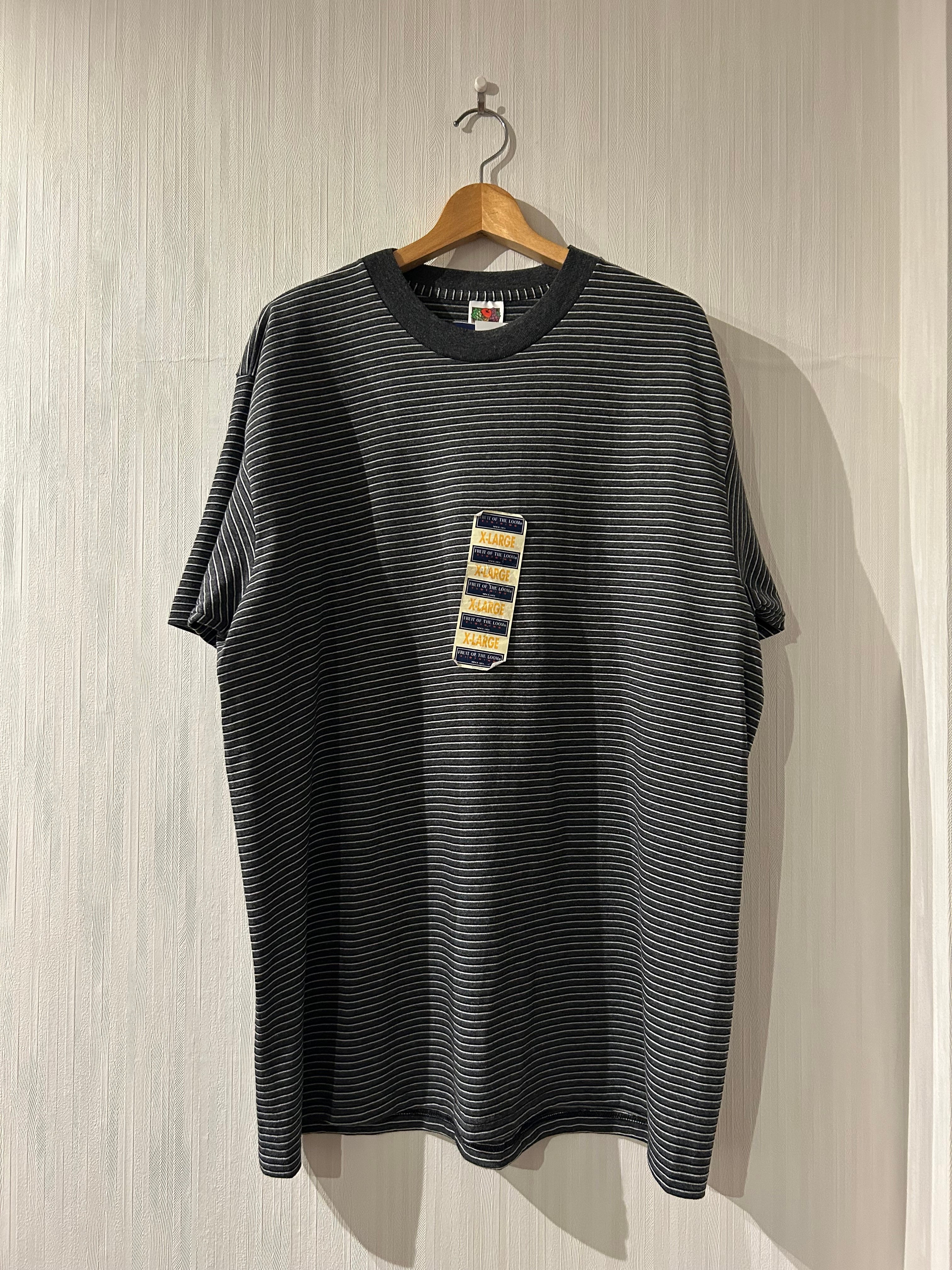 "DEAD STOCK" 1997s FRUIT OF THE ROOM border T-shirt