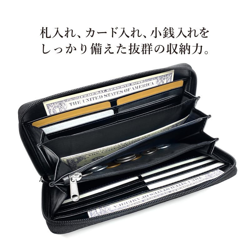 ベンデイビス 長財布 財布 BEN DAVIS ラウンドファスナー ロング