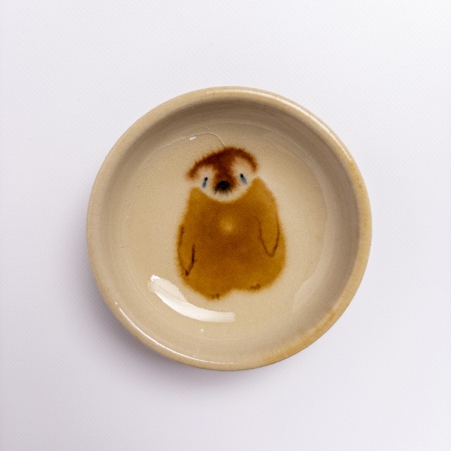 Small plate -Hay Fever Penguin (Watery eyes)-