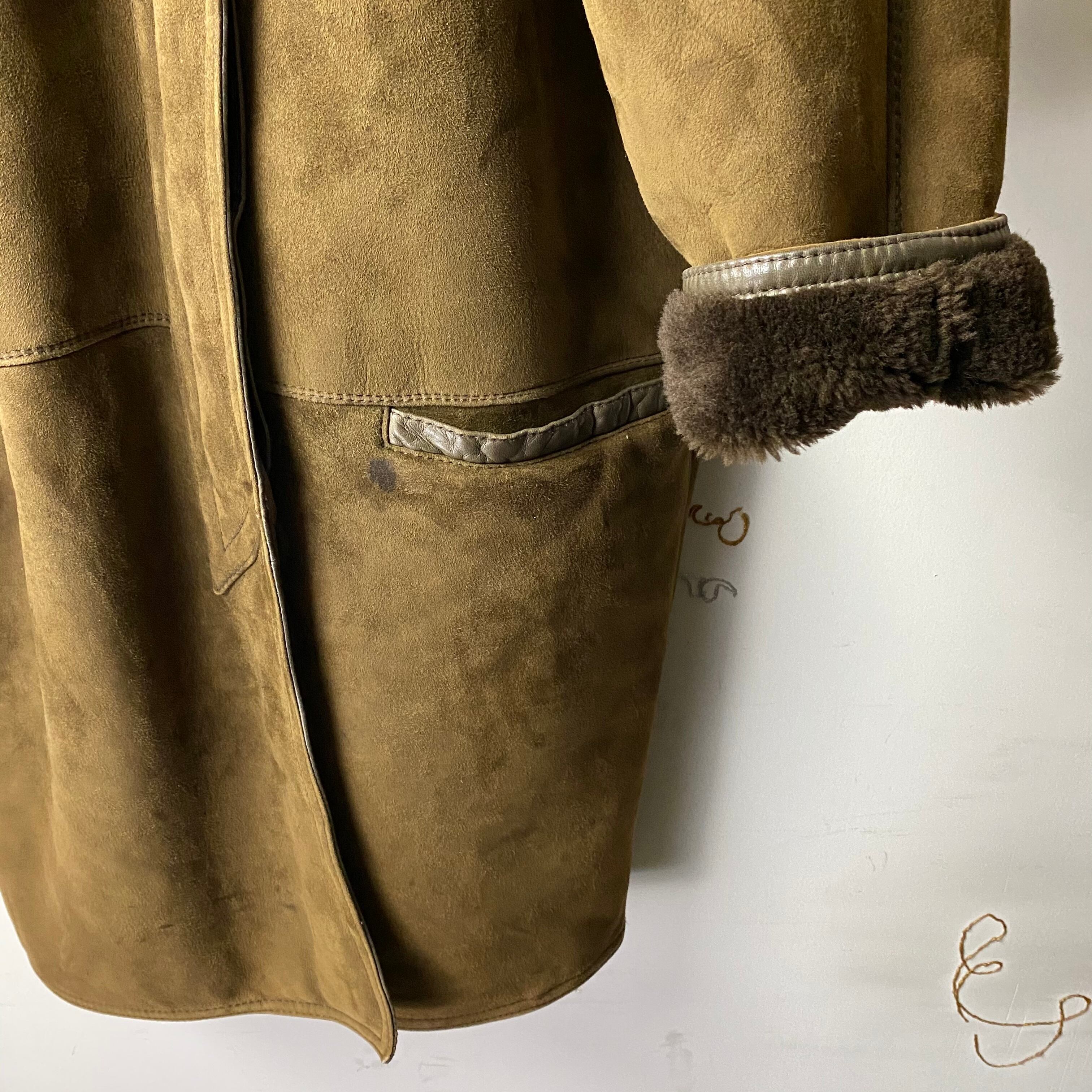 vintage GIANNI VERSACE mouton coat | NOIR ONLINE