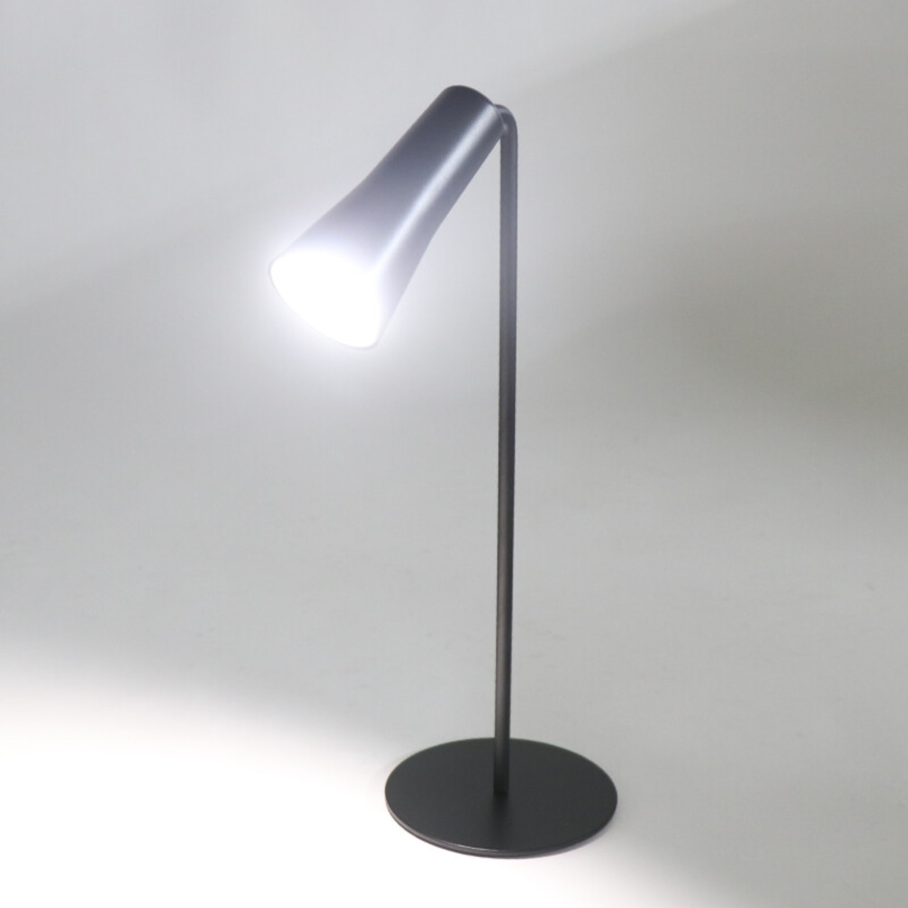 デスクライト スタンドライト 卓上 LED USB充電式 4WAY クリップ 懐中電灯 モダン ブラック ( G0002 )