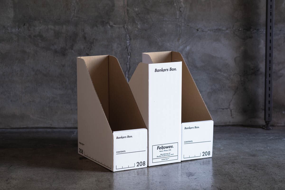 FELLOWS BANKERS BOX 208 MAGAZINE FILE(3個セット) | KUHONJI GENERAL