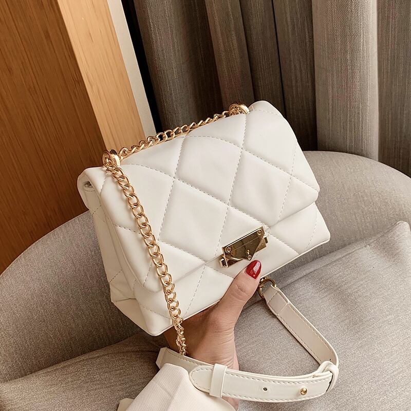 eignレディーススモールバッグ2020ニューウェーブサマーファッションチェーンバッグショルダーメッセンジャーバッグネットレッドスモールスクエアバッグ Tiancai_Wing_Bag8559818