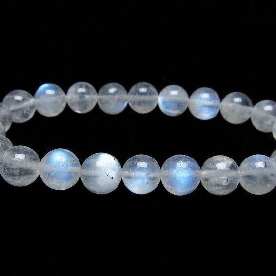 ムーンストーン ブレスレット 9mm 一点物 メール便可 [M便 1/10] 111-44506