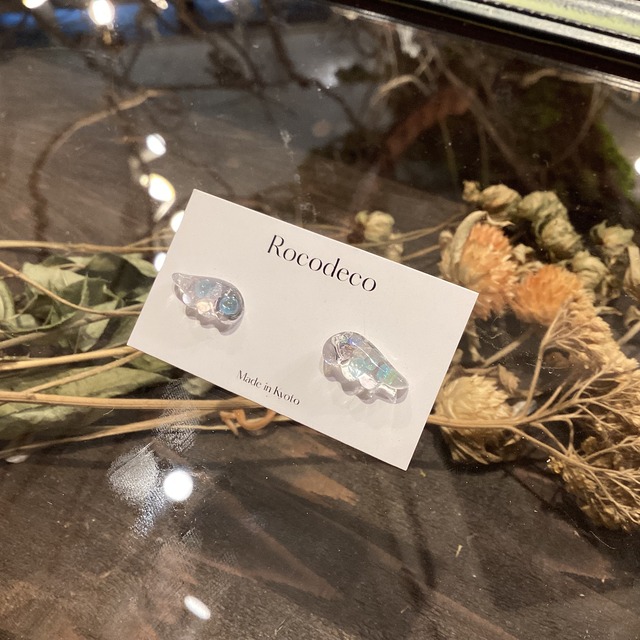 Rocodeco:羽のピアス