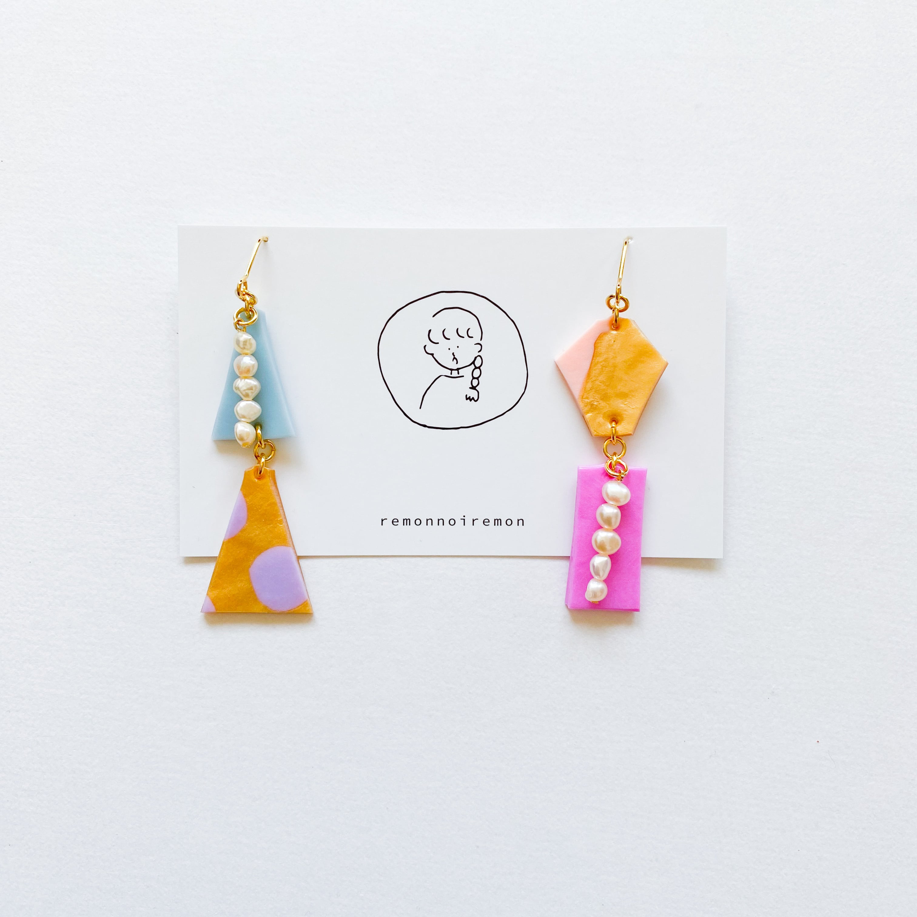 (淡水パール）カケラピアス/イヤリング