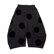 ビッグドット カーブレッグ ワイドパンツ i0368