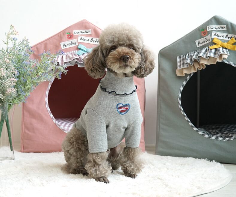 ラブリーTシャツ S~2XL / 犬の服 犬服 ペット洋服 ドッグウェア ペット用品 小型犬 中型犬