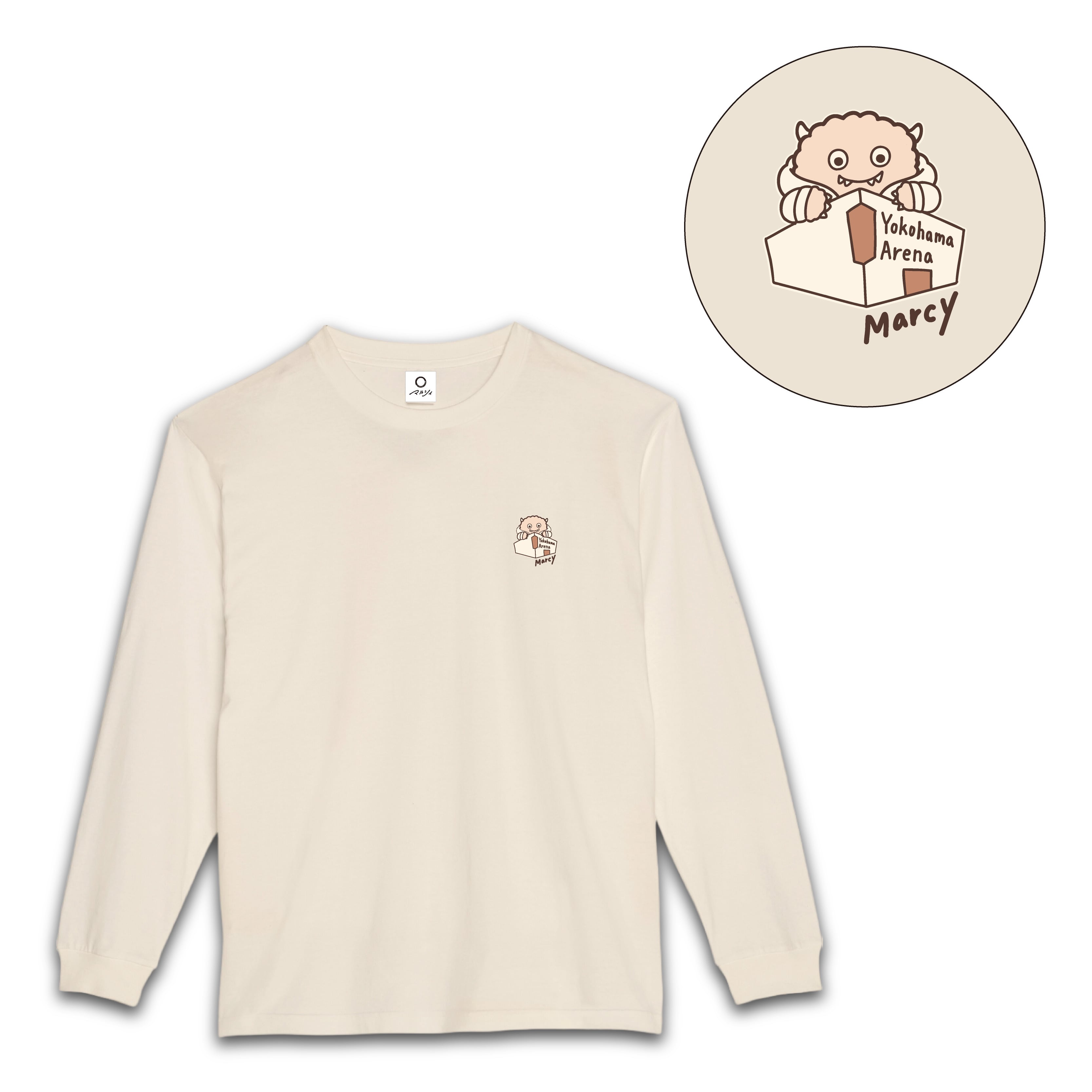 マルシィ 心の奥に潜む怪獣 武道館ver. Tシャツ ホワイト Mサイズ Marcy Official Goods