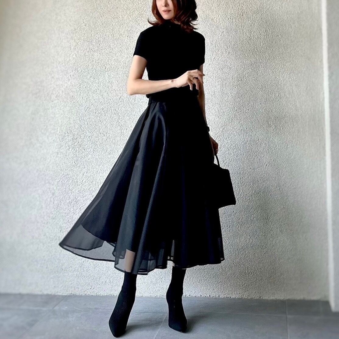 残り1点！SYSORUS × akko3839 オーガンジースカート 21295 | SYSORUS 