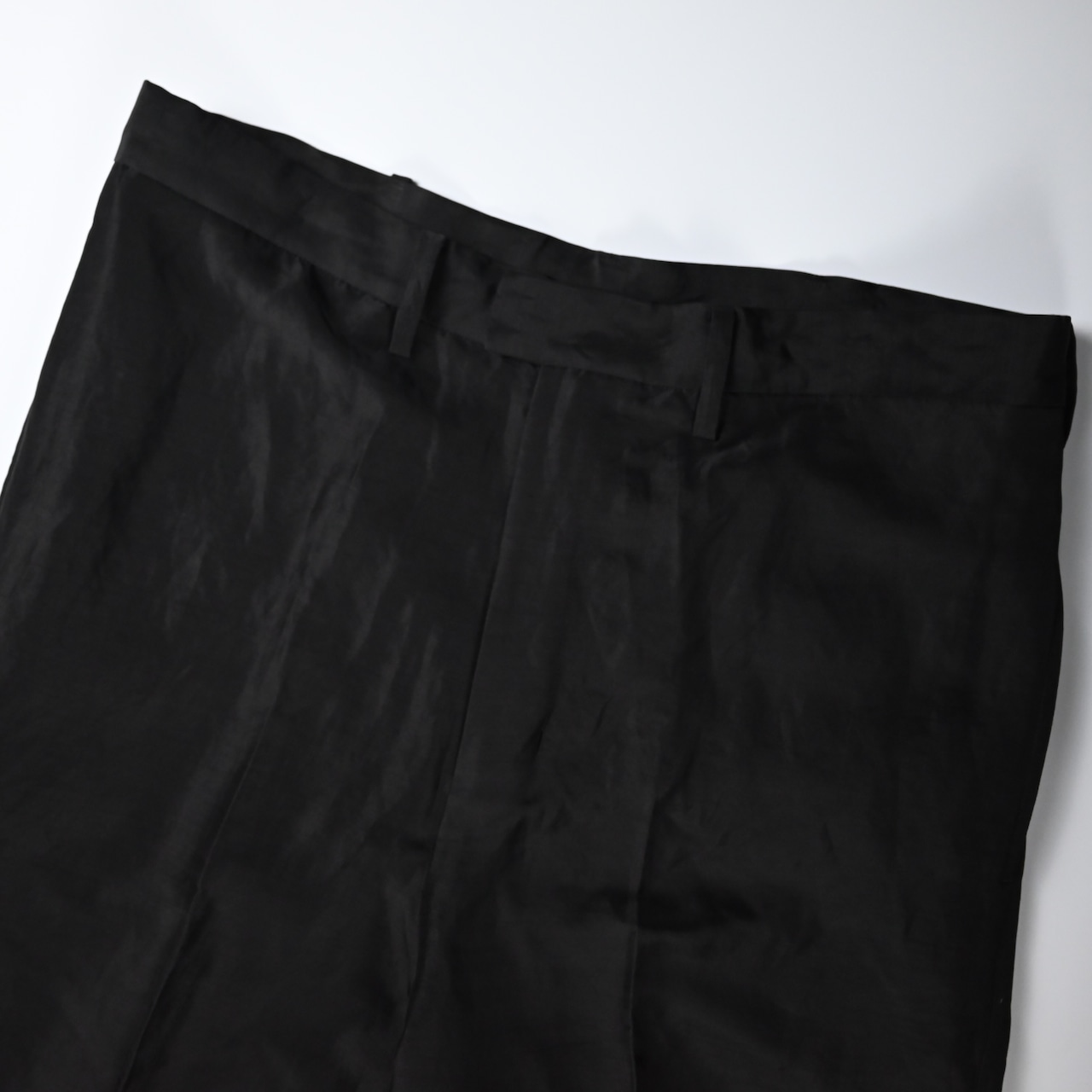 Nonnotte / Draw Cord Wide Straight Trousers