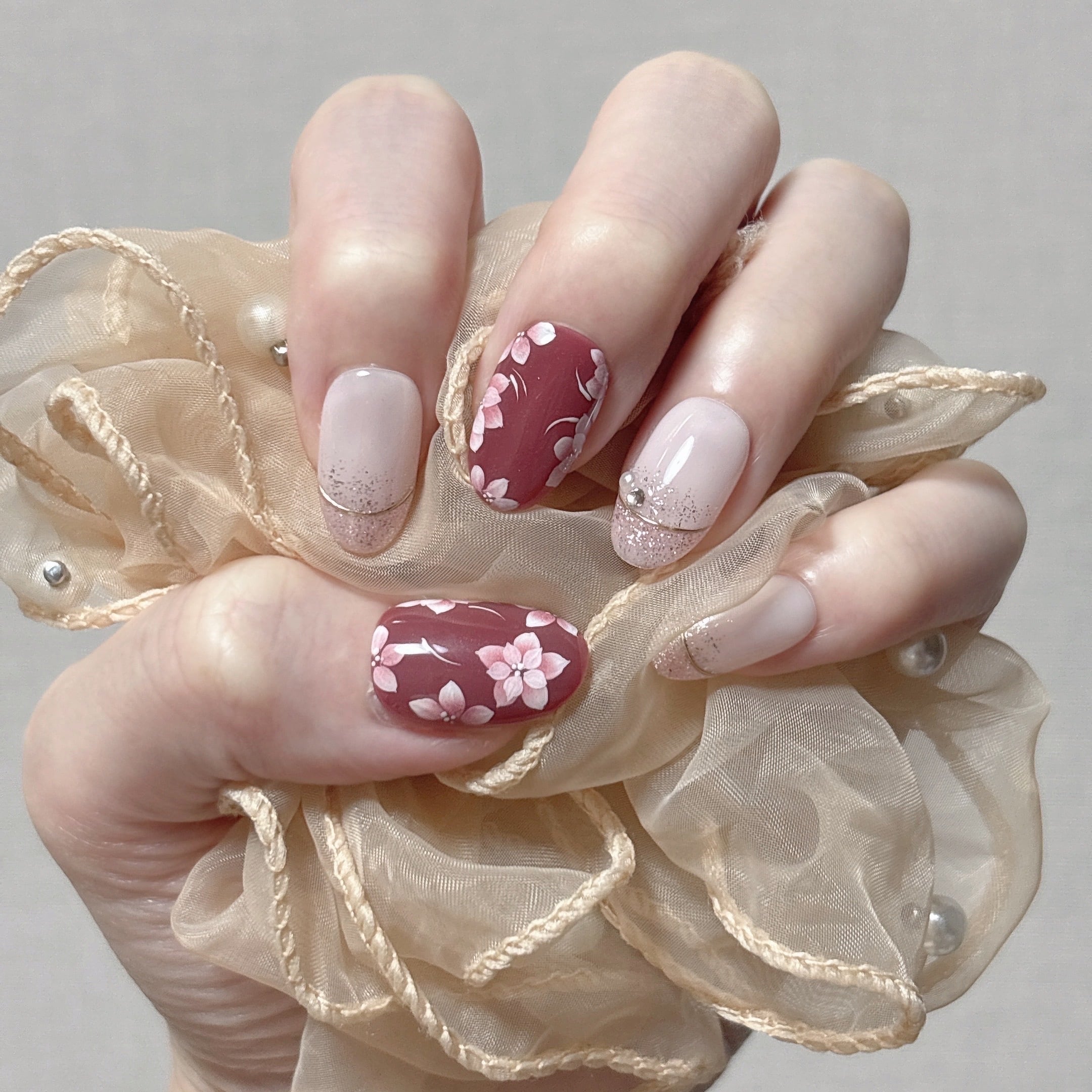 686】 繰り返し使える【プレミアム】ネイルチップ／15枚セット