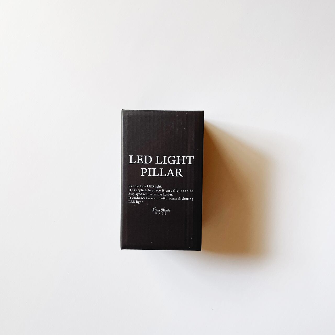 LED light pillar candle (Lsize)