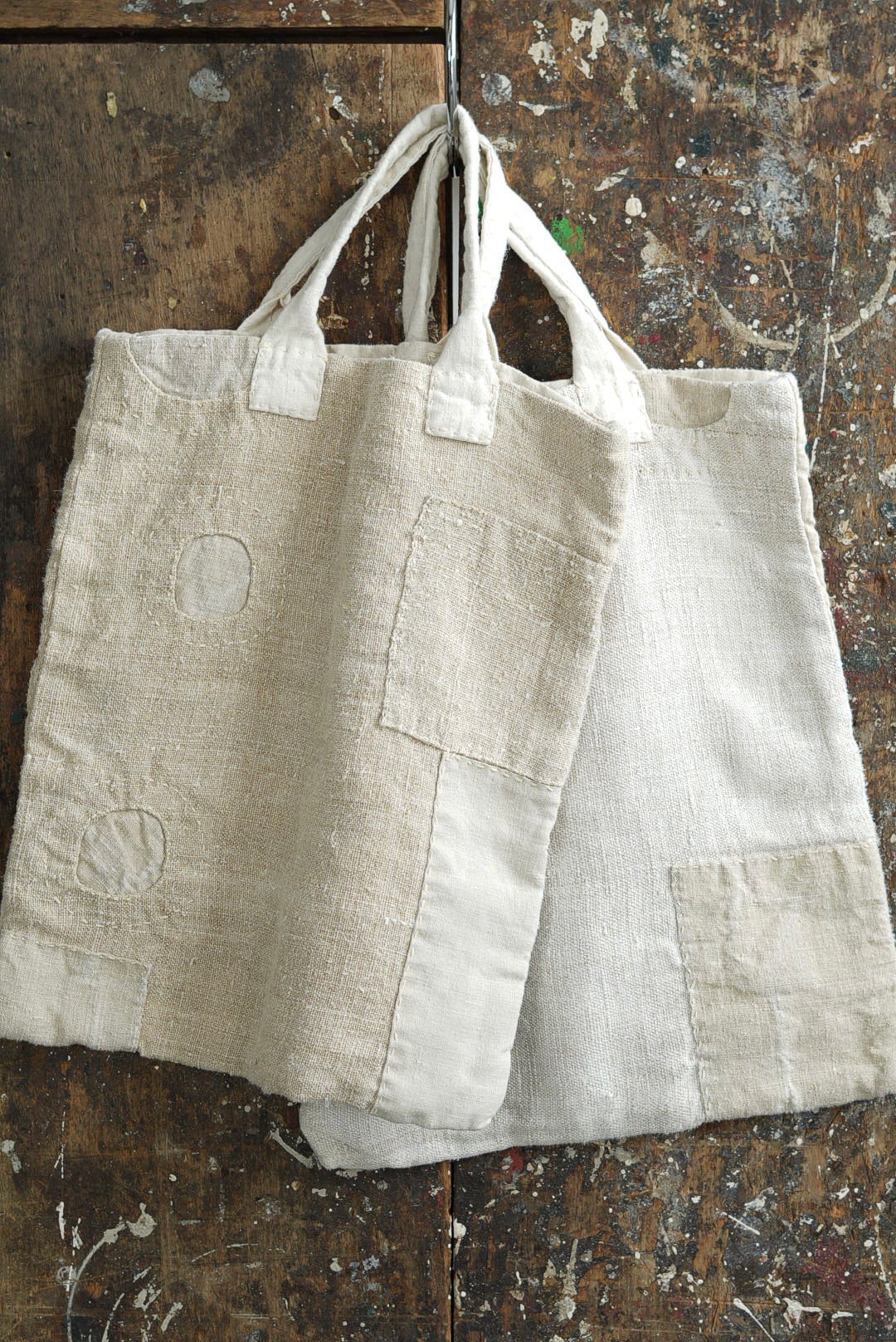 YVES ANDRIEUX - HAND PATCH TOTE (NATURAL)