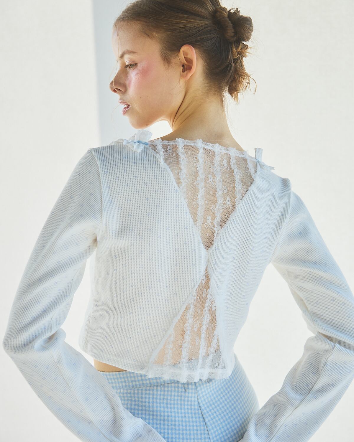 lilLilly トップス S/S ワッフルレーストップス | lilLilly official webstore
