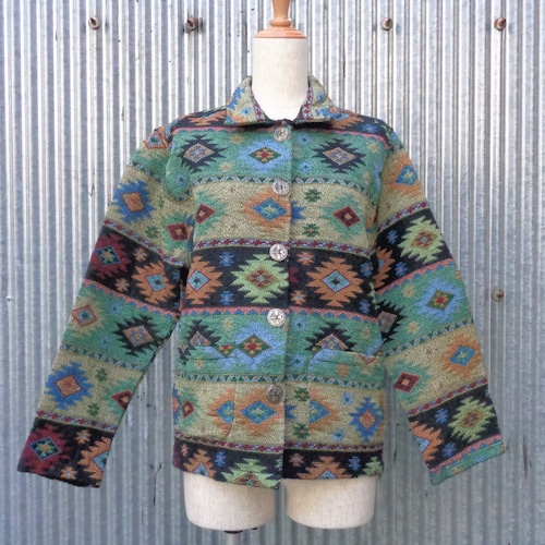 Native Pattern Gobelin Jacket／ネイティブパターンゴブランジャケット