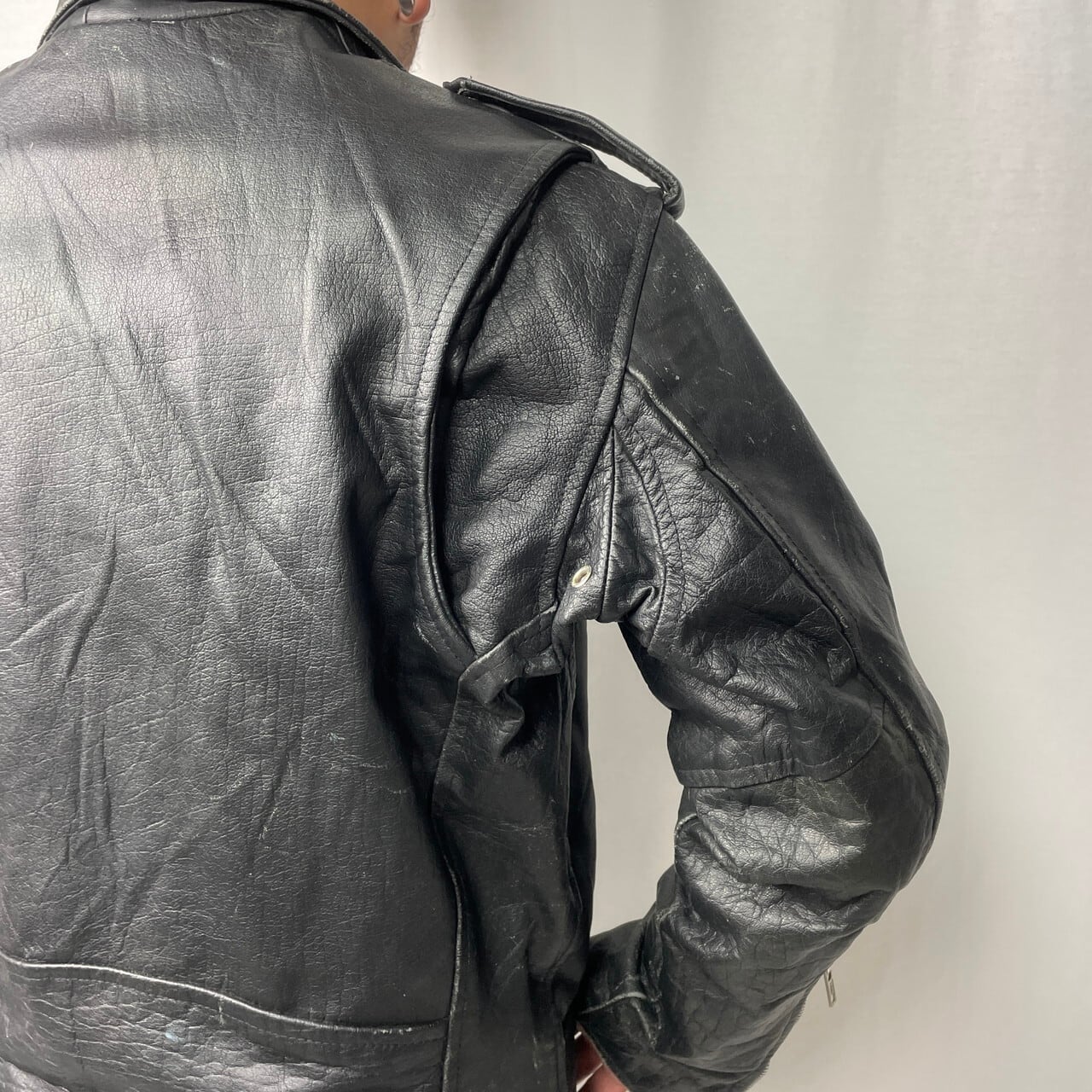 90年代 echtes leder ユーロ パキジャン ダブルライダースジャケット 
