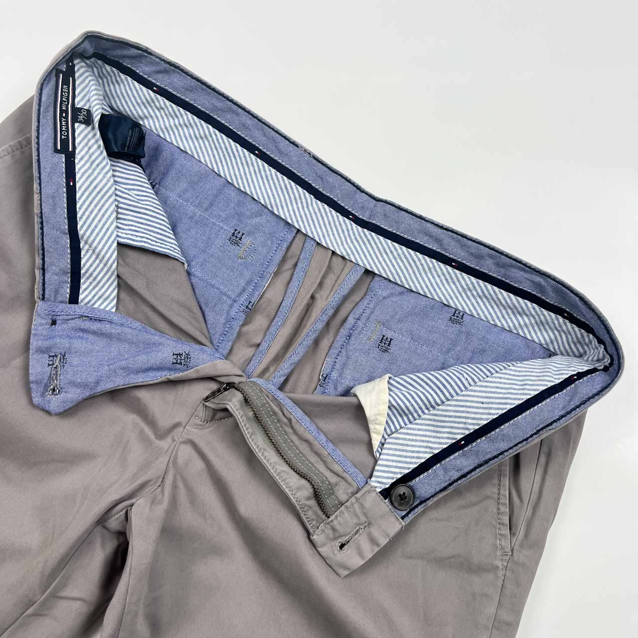 TOMMY HILFIGER トミーヒルフィガー STRETCH HUDSON CHINO チノパン 34/30/グレー メンズ